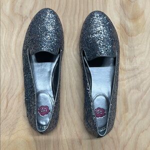 BP Glitter Loafers - Silver